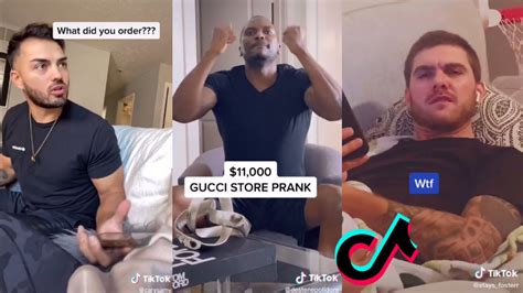 Spending ,000 on a GUCCI Bag Prank on Husband.. Tiktok